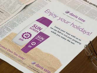 Printed (newspaper) Ad Design Printed (newspaper) Ad Design
